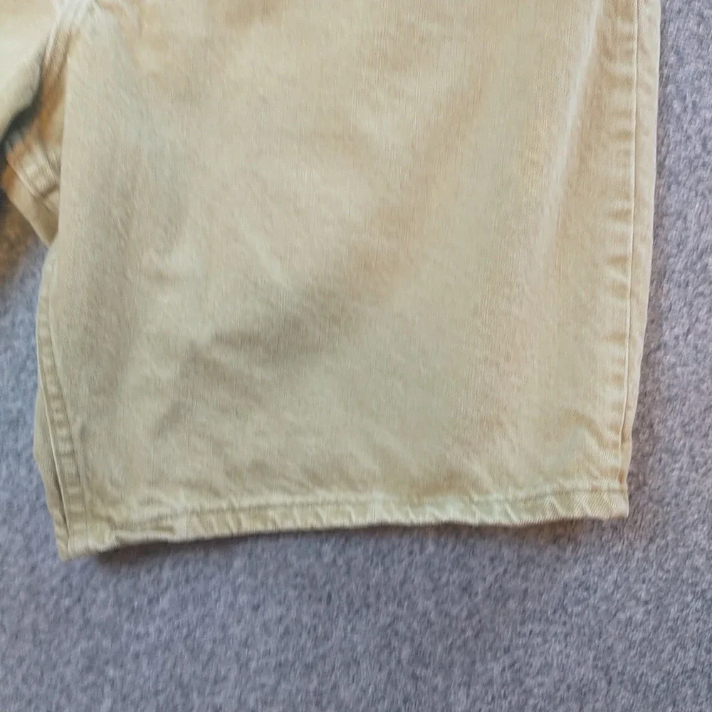 Wrangler Mens Relaxed Fit Denim Shorts Khaki Tan 38 Regular 606W1KH Cotton